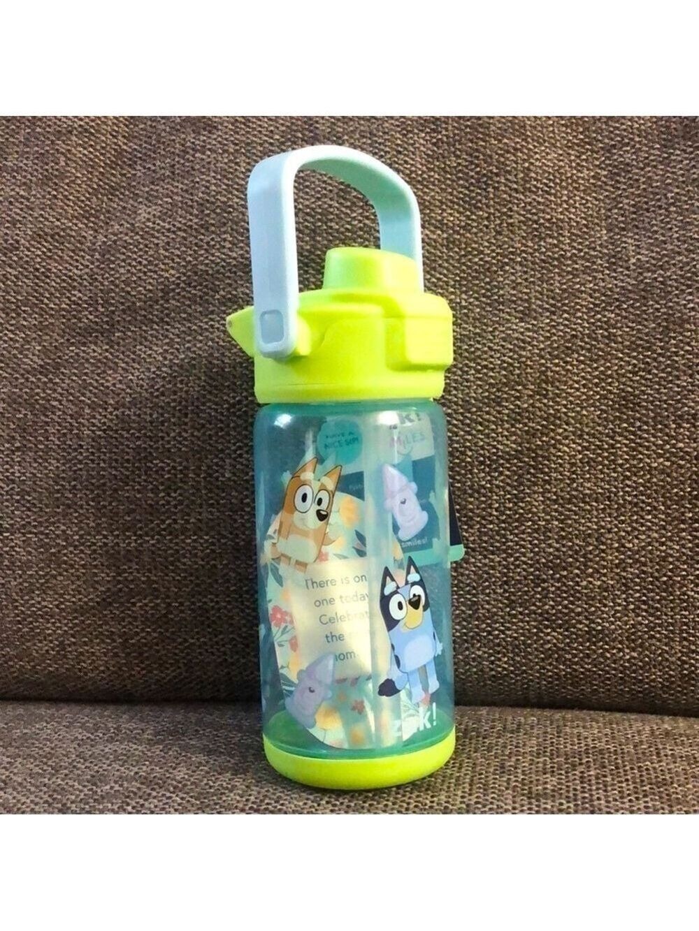 Moose Bluey Bingo 16 Oz Plastic Water Bottle Zak Designs